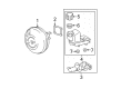 Diagram for Mazda 6 Brake Master Cylinder Repair Kit - GP7A-43-400D