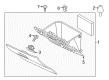 Diagram for Mazda Glove Box - DH0M-64-030A-02