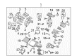 Diagram for Mazda Evaporator - L206-61-J10A