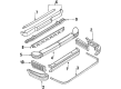 Diagram for Mazda 323 Bumper - BJ19-50-241