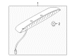 Diagram for Mazda MX-5 Miata Third Brake Light - NG20-51-580E-86