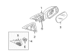 Diagram for Mazda Car Mirror - GP9B-69-180C-08