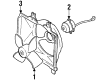 Diagram for Mazda 323 Fan Shroud - E5D4-15-210