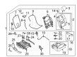 Diagram for Mazda CX-9 Seat Cushion - TA0C-88-210-2A