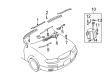 Diagram for Mazda Windshield Washer Fluid Reservoir - T002-67-480B