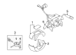 Diagram for Mazda Ignition Lock Assembly - N053-66-151