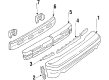 Diagram for Mazda RX-7 Bumper Cover - FB01-50-221