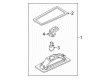 Diagram for Mazda 3 License Plate Lights - B45A-51-2L0B