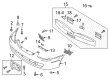 Diagram for Mazda Protege Bumper Cover - BJ0J-50-031A-BB