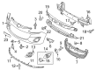 Diagram for Mazda 5 Headlight Cover - 9YA5-90-605A