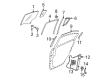 Diagram for Mazda 3 Window Run - BN8V-73-602B