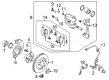 Diagram for Mazda CX-9 Brake Caliper - L232-33-980F