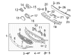 Diagram for Mazda CX-5 Grille - KB8E-50-710J