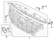 Diagram for Mazda CX-3 Grille - D10J-50-710H