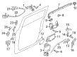 Diagram for Mazda 5 Rear Door Striker - C513-73-362D