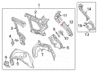 Diagram for Mazda CX-9 Wheelhouse - TKY8-71-11X