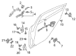 Diagram for Mazda CX-3 Exterior Door Handle - KD53-59-41XE-53