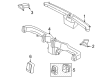 Diagram for Mazda Tribute Grille - EC01-64-730E-20