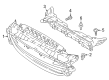 Diagram for Mazda MX-5 Miata Grille - N243-50-1T0B