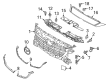Diagram for Mazda Grille - BADH-50-712C