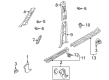 Diagram for Mazda MPV Pillar Panels - LD52-68-220-80