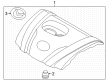 Diagram for Mazda CX-50 Engine Cover - PX04-10-2F0