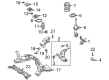 Diagram for Mazda 626 Front Cross-Member - GG2C-34-H90B