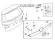 Diagram for Mazda 5 Emblem - CGY0-51-721