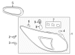 Diagram for Mazda CX-5 Tail Light - KA0G-51-150B