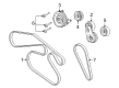 Diagram for Mazda Tribute Timing Belt Idler Pulley - ZZCA-15-940