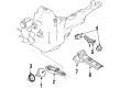 Diagram for Mazda RX-7 Engine Mount - FB01-39-040A