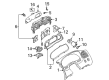 Diagram for Mazda B3000 Turn Signal Switch - 1FAB-66-170
