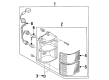 Diagram for Mazda MPV Light Socket - LA01-51-155A