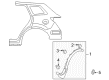 Diagram for Mazda CX-9 Door Moldings - TD11-51-W50H