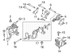 Diagram for Mazda Engine Mount Torque Strut - GHP9-39-040B