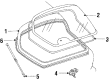 Diagram for Mazda RX-7 Liftgate Lift Support - FC01-62-620A