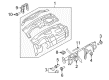 Diagram for Mazda CX-9 Crossmember Bushing - BBM8-60-440