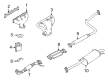 Diagram for Mazda 626 Exhaust Pipe - FP49-13-450