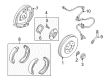 Diagram for Mazda Protege ABS Sensor - B25D-43-71YB