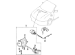 Diagram for Mazda Cruise Control Servo - BC1F66310A