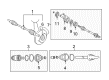 Diagram for Mazda CV Boot - GP02-22-530A
