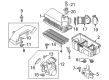 Diagram for Mazda MX-5 Miata Air Duct - PEES-13-221