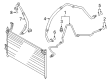 Diagram for Mazda A/C Hose - DR08-61-462