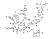 Diagram for Mazda Tribute Exhaust Pipe - ZZDA-40-500A