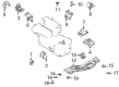 Diagram for Mazda 626 Engine Mount - GA2G-39-100