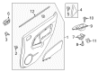Diagram for Mazda 2 Weather Strip - D651-72-821