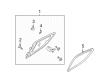 Diagram for Mazda RX-8 Door Seal - F152-73-7G1G