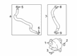 Diagram for Mazda Transmission Oil Cooler - FZ31-19-9F3