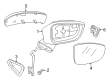 Diagram for Mazda Car Mirror - BACV-69-121B