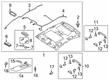 Diagram for Mazda 6 Sun Visor - GBJD-69-270-75